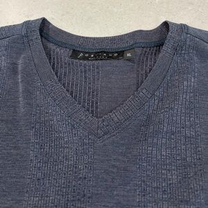 Positano Men's Textured charcoal Black Men’s. XL